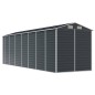 vidaXL Cobertizo de jardín acero galvanizado antracita 191x640x198 cm vidaXL Cobertizo de jardín acero galvanizado antracita 191x640x198 cm