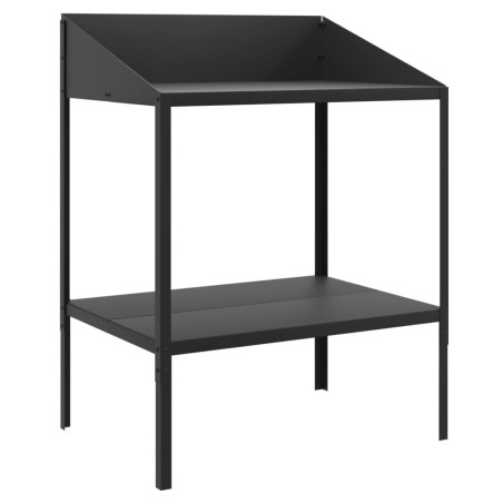 vidaXL Soporte de plantas acero galvanizado antracita 75,5x54,5x100 cm