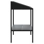 vidaXL Soporte de plantas acero galvanizado antracita 75,5x54,5x100 cm vidaXL Soporte de plantas acero galvanizado antracita 75,5x54,5x100 cm