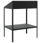 vidaXL Soporte de plantas acero galvanizado antracita 75,5x54,5x100 cm vidaXL Soporte de plantas acero galvanizado antracita 75,5x54,5x100 cm