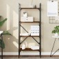 vidaXL Librería de 4 estantes madera marrón roble 56x31,5x138,5 cm vidaXL Librería de 4 estantes madera marrón roble 56x31,5x138,5 cm