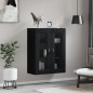 vidaXL Armario de pared madera de ingeniería negro 69,5x34x90 cm vidaXL Armario de pared madera de ingeniería negro 69,5x34x90 cm
