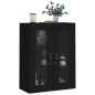 vidaXL Armario de pared madera de ingeniería negro 69,5x34x90 cm vidaXL Armario de pared madera de ingeniería negro 69,5x34x90 cm