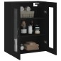 vidaXL Armario de pared madera de ingeniería negro 69,5x34x90 cm vidaXL Armario de pared madera de ingeniería negro 69,5x34x90 cm