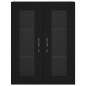 vidaXL Armario de pared madera de ingeniería negro 69,5x34x90 cm vidaXL Armario de pared madera de ingeniería negro 69,5x34x90 cm