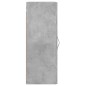 vidaXL Armario de pared madera ingeniería gris hormigón 34,5x34x90 cm vidaXL Armario de pared madera ingeniería gris hormigón 34,5x34x90 cm