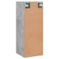 vidaXL Armario de pared madera ingeniería gris hormigón 34,5x34x90 cm vidaXL Armario de pared madera ingeniería gris hormigón 34,5x34x90 cm