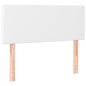 vidaXL Cama box spring con colchón cuero sintético blanco 80x200 cm vidaXL Cama box spring con colchón cuero sintético blanco 80x200 cm