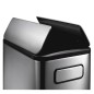 EKO Cubo de pedal Ecofly 45 L plateado mate EKO Cubo de pedal Ecofly 45 L plateado mate