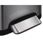 EKO Cubo de pedal Ecofly 45 L plateado mate EKO Cubo de pedal Ecofly 45 L plateado mate