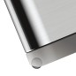 EKO Cubo de pedal Ecofly 45 L plateado mate EKO Cubo de pedal Ecofly 45 L plateado mate