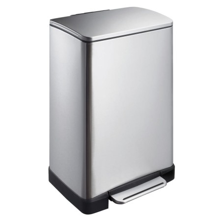 EKO Cubo de pedal E-Cube 40 L plateado mate