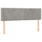 vidaXL Cama box spring con colchón terciopelo gris claro 140x200 cm vidaXL Cama box spring con colchón terciopelo gris claro 140x200 cm