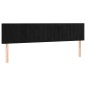 vidaXL Cama box spring con colchón terciopelo negro 160x200 cm vidaXL Cama box spring con colchón terciopelo negro 160x200 cm