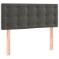 vidaXL Cama box spring con colchón terciopelo gris oscuro 80x200 cm vidaXL Cama box spring con colchón terciopelo gris oscuro 80x200 cm