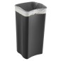 EKO Cubo de basura de pedal Regent 20 L plateado mate EKO Cubo de basura de pedal Regent 20 L plateado mate