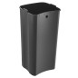 EKO Cubo de basura de pedal Regent 20 L plateado mate EKO Cubo de basura de pedal Regent 20 L plateado mate