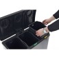 EKO Cubo de basura de pedal Rejoice 3x12 L plateado mate EKO Cubo de basura de pedal Rejoice 3x12 L plateado mate