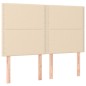 vidaXL Cama box spring con colchón tela color crema 140x190 cm vidaXL Cama box spring con colchón tela color crema 140x190 cm