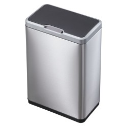 EKO Cubo de basura con sensor Mirage 2x20 L plateado mate