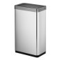 EKO Cubo de basura con sensor Mirage X 80 L plateado mate EKO Cubo de basura con sensor Mirage X 80 L plateado mate