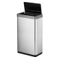 EKO Cubo de basura con sensor Mirage X 80 L plateado mate EKO Cubo de basura con sensor Mirage X 80 L plateado mate