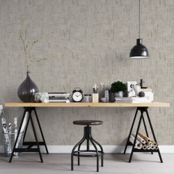 Noordwand Papel de pared Topchic Scratched Look beige metalizado