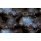 Noordwand Papel de pared Good Vibes Galaxy with Stars azul y negro