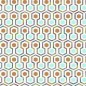 Noordwand Papel de pared Good Vibes Hexagon Pattern verde y naranja Noordwand Papel de pared Good Vibes Hexagon Pattern verde y naranja