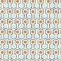 Noordwand Papel de pared Good Vibes Hexagon Pattern verde y naranja Noordwand Papel de pared Good Vibes Hexagon Pattern verde y naranja