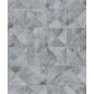 Noordwand Papel de pared Topchic Graphic Shapes Facet gris metalizado Noordwand Papel de pared Topchic Graphic Shapes Facet gris metalizado