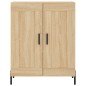 vidaXL Aparador alto madera contrachapada color roble 69,5x34x180 cm vidaXL Aparador alto madera contrachapada color roble 69,5x34x180 cm