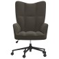 vidaXL Silla de relajación de terciopelo gris oscuro vidaXL Silla de relajación de terciopelo gris oscuro