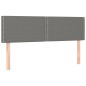vidaXL Cama box spring colchón y luces LED tela gris oscuro 140x200 cm vidaXL Cama box spring colchón y luces LED tela gris oscuro 140x200 cm