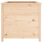vidaXL Arriate elevado de jardín madera maciza pino 119,5x82,5x78 cm