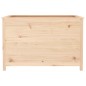 vidaXL Arriate elevado de jardín madera maciza pino 119,5x82,5x78 cm