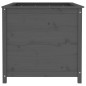 vidaXL Arriate elevado de jardín madera de pino gris 119,5x82,5x78 cm vidaXL Arriate elevado de jardín madera de pino gris 119,5x82,5x78 cm
