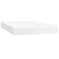 vidaXL Cama box spring colchón y LED cuero sintético blanco 120x200 cm vidaXL Cama box spring colchón y LED cuero sintético blanco 120x200 cm