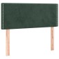 vidaXL Cama box spring colchón y LED terciopelo verde oscuro 90x200 cm vidaXL Cama box spring colchón y LED terciopelo verde oscuro 90x200 cm