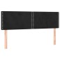 vidaXL Cama box spring colchón y LED terciopelo negro 140x200 cm vidaXL Cama box spring colchón y LED terciopelo negro 140x200 cm