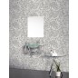 DUTCH WALLCOVERINGS Papel pintado Liquid Marble gris