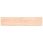 vidaXL Encimera de baño madera maciza sin tratar 200x40x(2-4) cm vidaXL Encimera de baño madera maciza sin tratar 200x40x(2-4) cm