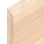 vidaXL Encimera de baño madera maciza sin tratar 200x40x(2-4) cm vidaXL Encimera de baño madera maciza sin tratar 200x40x(2-4) cm
