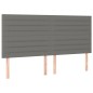 vidaXL Cama box spring colchón y luces LED tela gris claro 200x200 cm vidaXL Cama box spring colchón y luces LED tela gris claro 200x200 cm