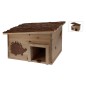 ProGarden Casa para erizos madera con corteza de árbol 34x28x22 cm ProGarden Casa para erizos madera con corteza de árbol 34x28x22 cm