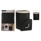 Bathroom Solutions Cesto para la colada esquinero bambú negro Bathroom Solutions Cesto para la colada esquinero bambú negro