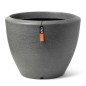 Capi Macetero con forma cónica Arc Granite bajo gris antracita 60x48cm Capi Macetero con forma cónica Arc Granite bajo gris antracita 60x48cm