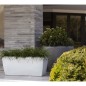 Capi Macetero con forma cónica Arc Granite bajo gris antracita 60x48cm Capi Macetero con forma cónica Arc Granite bajo gris antracita 60x48cm