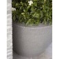 Capi Macetero con forma cónica Arc Granite bajo gris antracita 60x48cm Capi Macetero con forma cónica Arc Granite bajo gris antracita 60x48cm