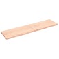 vidaXL Encimera de baño madera maciza sin tratar 200x50x(2-4) cm vidaXL Encimera de baño madera maciza sin tratar 200x50x(2-4) cm